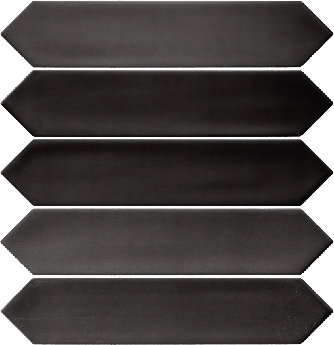 Equipe Lanse Black matt csempe 5x25 cm