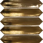 Equipe Lanse Gold fényes csempe 5x25 cm