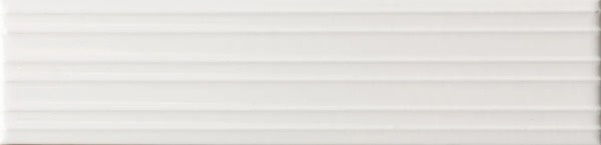 Equipe Lumina Rivia White Alyssum fényes csempe 6x24,6 cm