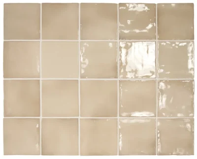 Equipe Manacor Beige Argile fényes csempe 10x10 cm