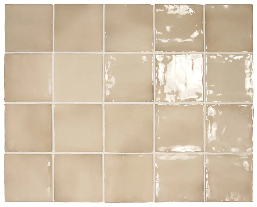 Equipe Manacor Beige Argile fényes csempe 10x10 cm