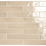 Equipe Manacor Beige Argile fényes csempe 6,5x40 cm