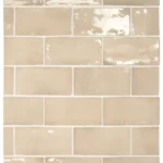 Equipe Manacor Beige Argile fényes csempe 7,5x15 cm