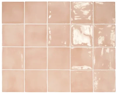 Equipe Manacor Blush Pink fényes csempe 10x10 cm