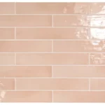 Equipe Manacor Blush Pink fényes csempe 6,5x40 cm