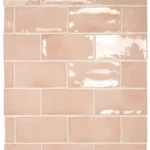 Equipe Manacor Blush Pink fényes csempe 7,5x15 cm