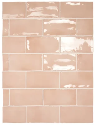 Equipe Manacor Blush Pink fényes csempe 7,5x15 cm