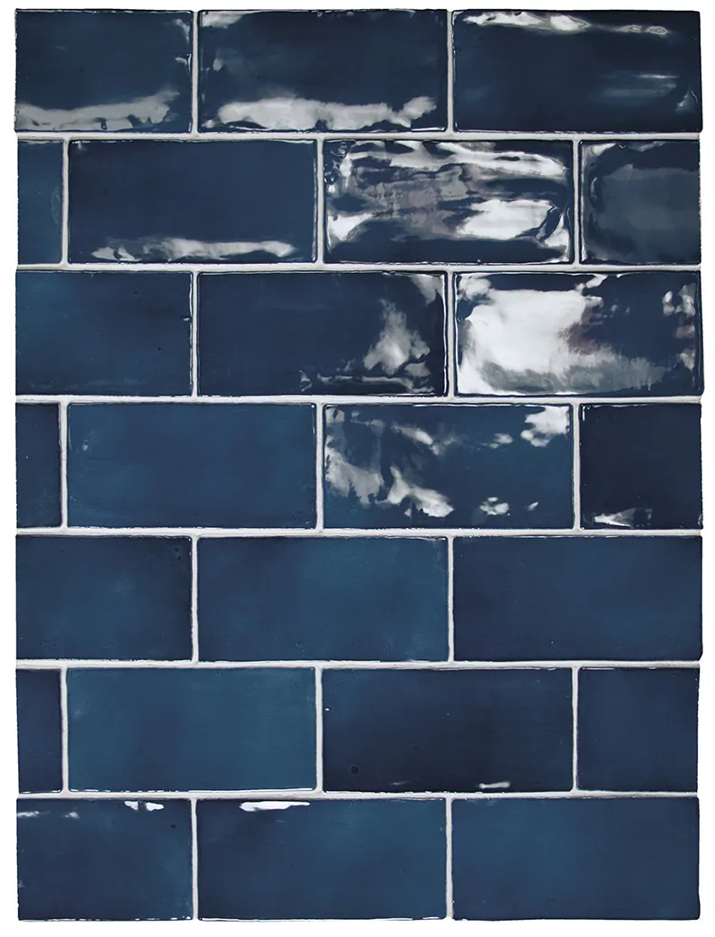 Equipe Manacor Ocean Blue fényes csempe 7,5x15 cm