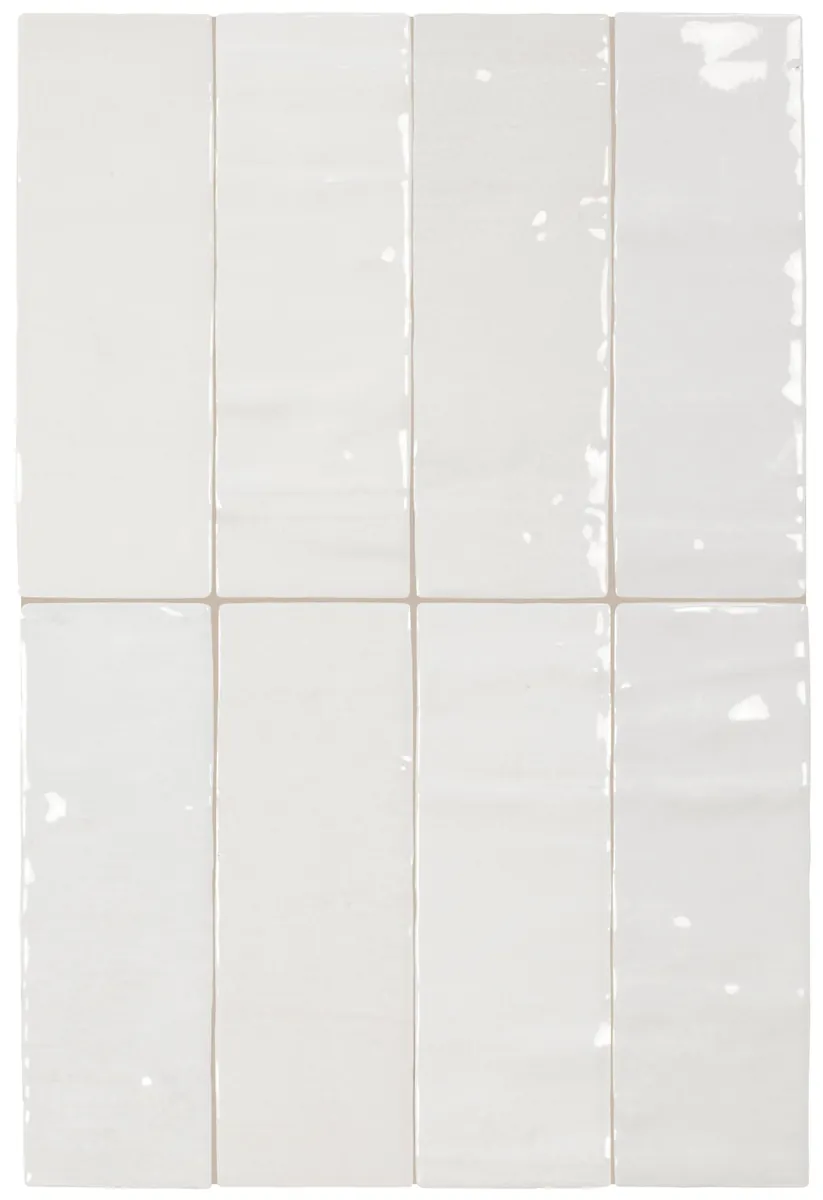 Equipe Marea Chalk fényes csempe 5x15 cm
