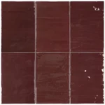 Equipe Marea Dark Merlot fényes csempe 10x15 cm