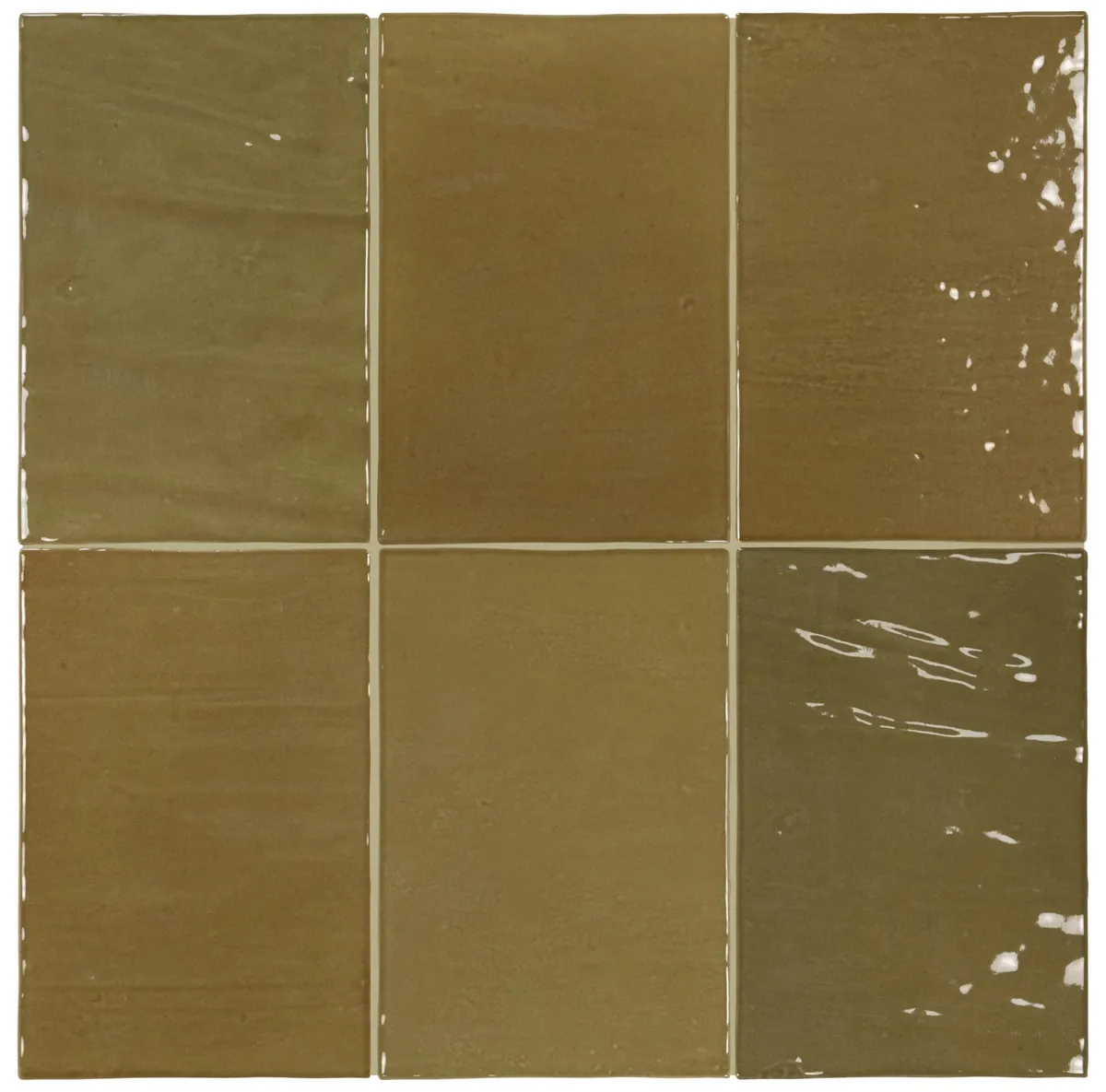 Equipe Marea Ecru Olive fényes csempe 10x15 cm