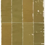 Equipe Marea Ecru Olive fényes csempe 5x15 cm
