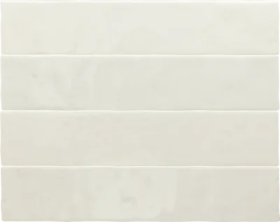 Equipe Menorca White fényes csempe 6,5x32,8 cm