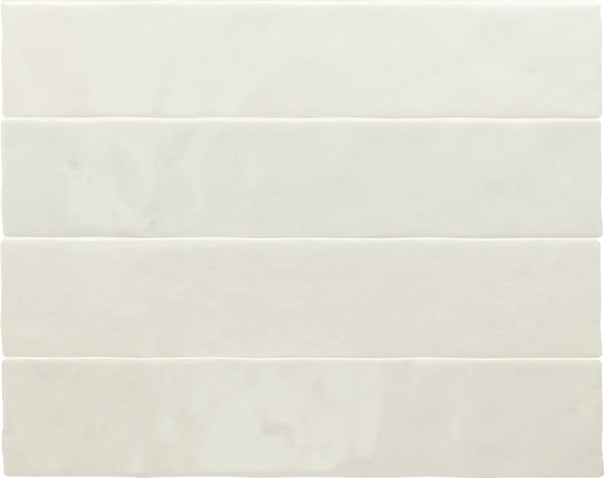 Equipe Menorca White fényes csempe 6,5x32,8 cm