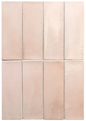 Equipe Miyako Crystal Pink fényes csempe 5x15 cm