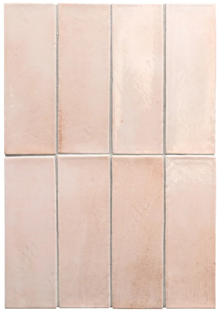 Equipe Miyako Crystal Pink fényes csempe 5x15 cm