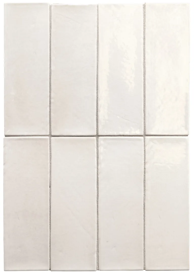 Equipe Miyako White fényes csempe 5x15 cm