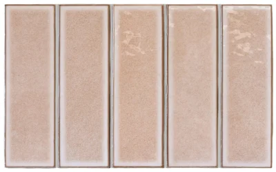 Equipe Nara Peach fényes csempe 5x15 cm
