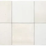 Equipe Piccola Bone White szatén csempe 10x10 cm