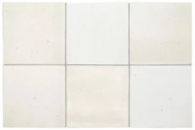 Equipe Piccola Bone White szatén csempe 10x10 cm
