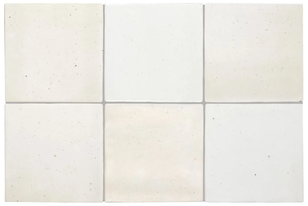 Equipe Piccola Bone White szatén csempe 10x10 cm