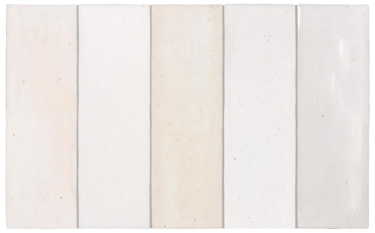 Equipe Piccola Bone White szatén csempe 5,1x16,1 cm