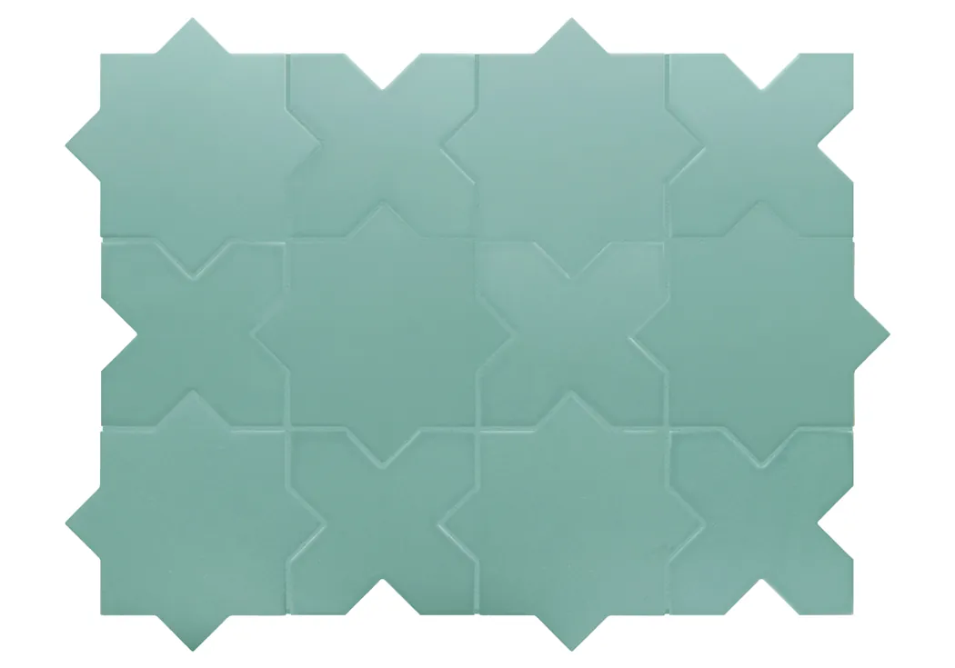 Equipe Porto Cross Jade matt járólap 12x12 cm