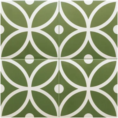 Equipe Rivoli Bergen Verde matt dekorcsempe 20x20 cm