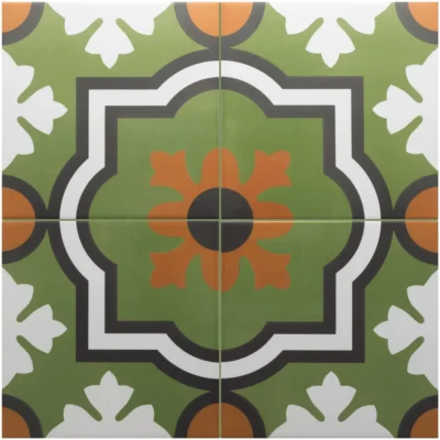 Equipe Rivoli Monaco Verde matt dekorcsempe 20x20 cm