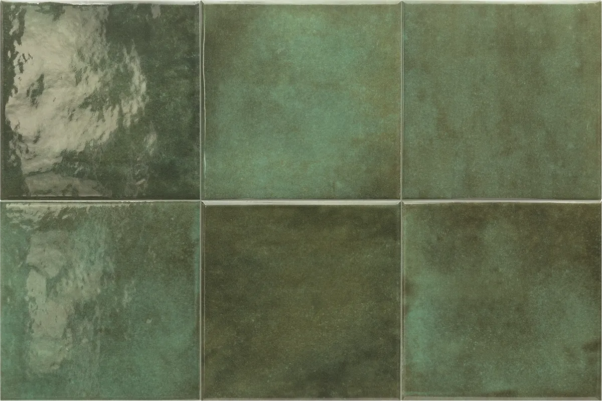 Equipe Spa & Pools Moss Green fényes járólap 15x15 cm