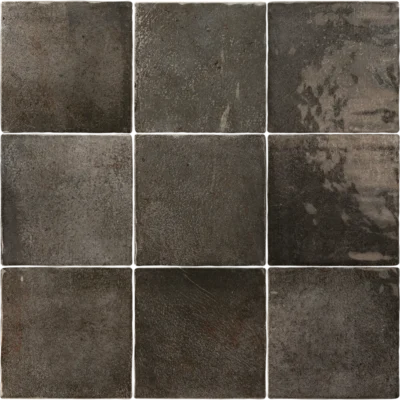 Equipe Verticale Soot fényes csempe 10x10 cm