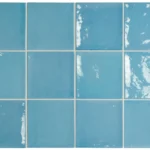 Equipe Village Azure Blue fényes csempe 13,2x13,2 cm