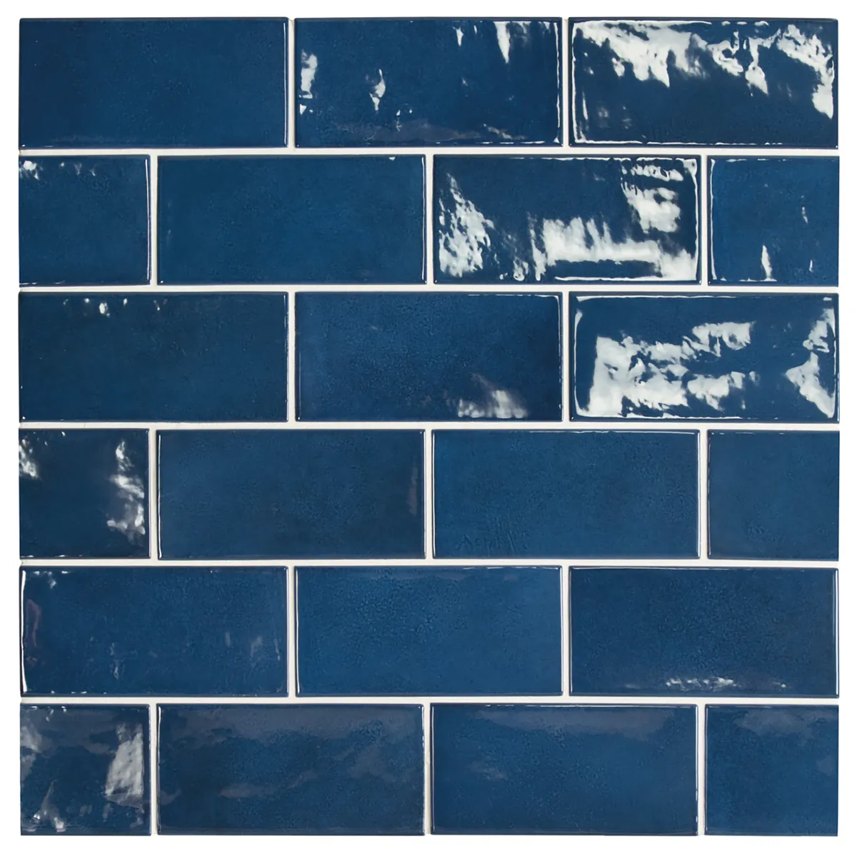 Equipe Village Royal Blue fényes csempe 6,5x13,2 cm