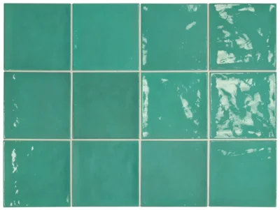 Equipe Village Teal fényes csempe 13,2x13,2 cm