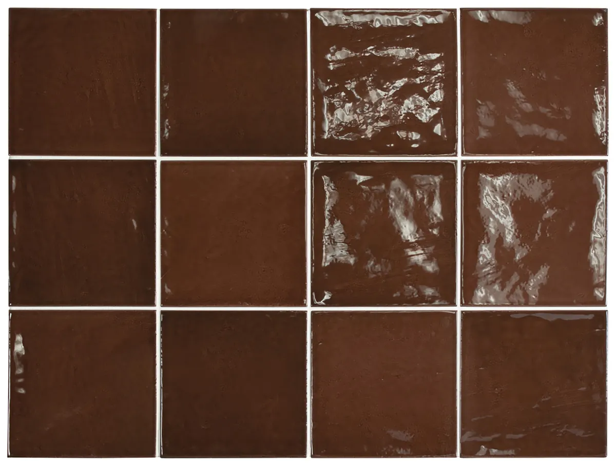 Equipe Village Walnut Brown fényes csempe 13,2x13,2 cm