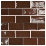 Equipe Village Walnut Brown fényes csempe 6,5x13,2 cm