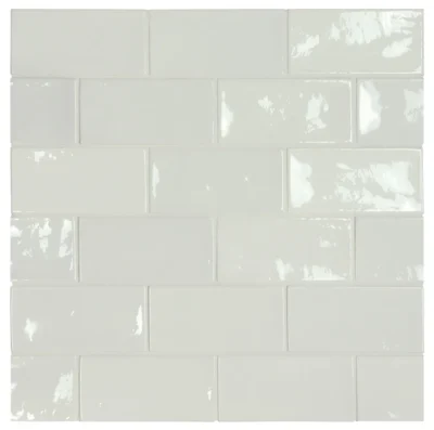 Equipe Village White fényes csempe 6,5x13,2 cm