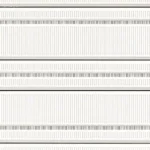 Tubadzin Abisso White 1 fényes dekorcsempe 29,8x74,8 cm
