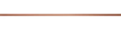 Tubadzin Amber Vein Steel Copper 4 polírozott díszcsík 2,3x119,8 cm