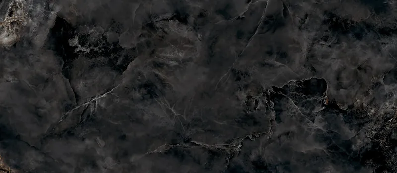 Tubadzin Aquamarine Black polírozott gres járólap 119,8x274,8 cm