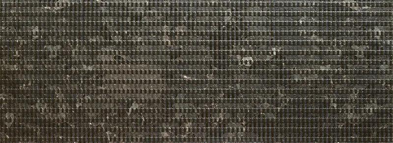 Tubadzin Boho Scoria Black matt strukturált csempe 32,8x89,8 cm