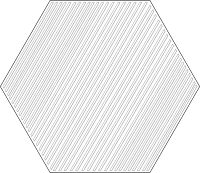 Tubadzin Cielo e Terra Geometry 3 matt dekorcsempe 19,2x22,1 cm