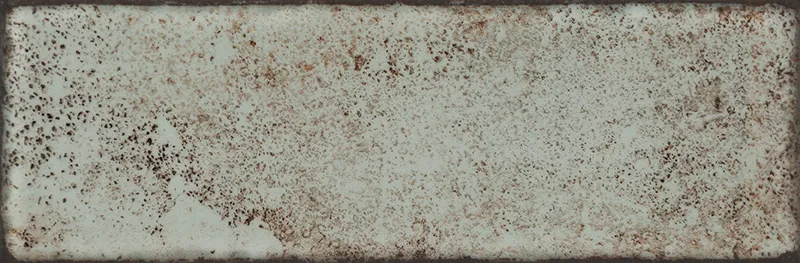 Tubadzin Curio Green Mix B fényes strukturált csempe 7,8x23,7 cm