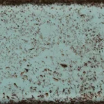 Tubadzin Curio Green Mix C fényes strukturált csempe 7,8x23,7 cm