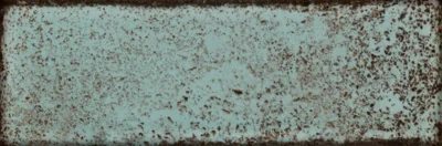 Tubadzin Curio Green Mix C fényes strukturált csempe 7,8x23,7 cm