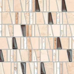Tubadzin Drops Stone Beige matt-fényes mozaik 30x30 cm