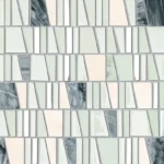 Tubadzin Drops Stone White matt-fényes mozaik 30x30 cm