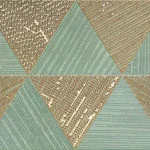 Tubadzin Goldgreen Mono matt-fényes dekorcsempe 29,8x74,8 cm
