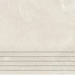 Tubadzin Grand Cave Ivory lépcsőlap 29,6x119,8 cm