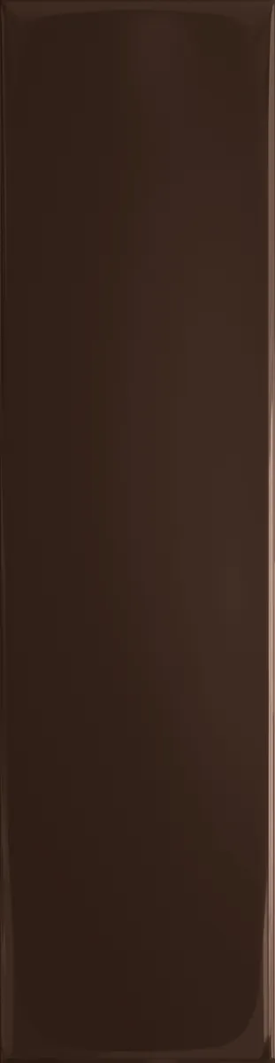 Tubadzin Groove Brown fényes csempe 7,8x29,8 cm